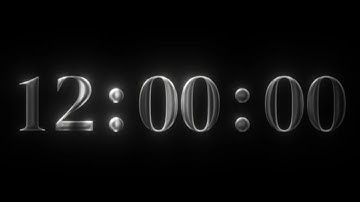 12 Hour timer | 720 minutes timer | metallic material timer