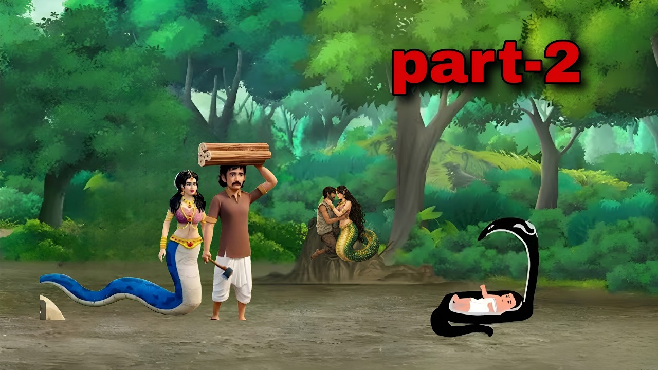 गरीब लकड़हारा और स्रपित नागिन का प्यार  2 । Grib Lakrhara Aur Stapit Nagin Ka Pyar । Hindi Kahani