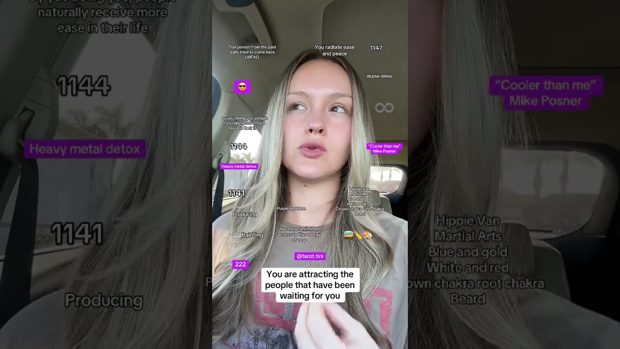 You're attracting the people that have been waiting for you - Tarot Tini