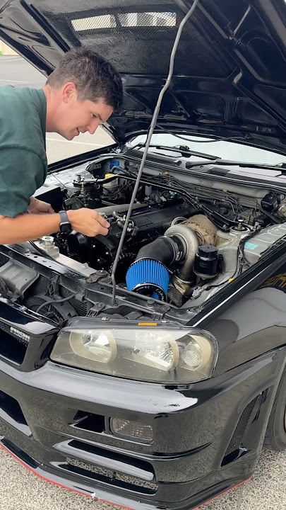 This Nissan Skyline R34 sounds insane! #jdm #r34 #gtr #usa #nissan #cars #turbo