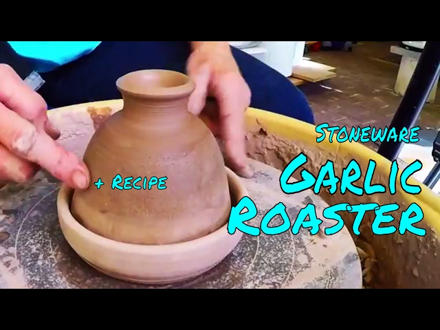 368- Garlic Baker/ Roaster – Wizard of Clay Pottery