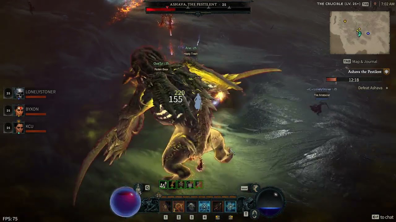 Fastest Ashava in D4 beta - 3 minutes with 5 players