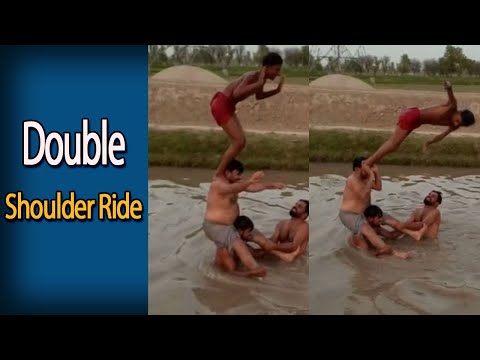 lift and carry | shoulder ride | lift carry | shoulder ride challenge | shoulder ride in water