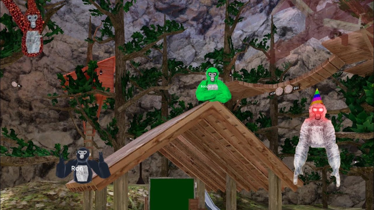 HUNTING FOR FAKE GORILLA TAG GHOSTS!              ft. Ragames