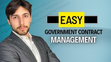 Easy government contract management
