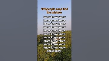 Find the mistake : 5 Seconds For You To Spot . Try Your Skills! #puzzle #shorts #findme