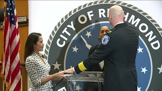 Rick Edwards sworn-in as Richmond Police Chief