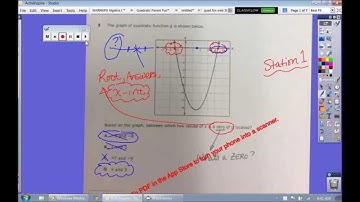 May 2014 STAAR EOC Algebra 1 Quadratic Questions - ALL CALCULATOR WORK AND VOCABULARY