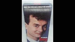 Opening & Closing Of Big 1989 Vhs