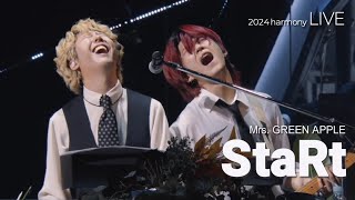 [LIVE] Mrs. GREEN APPLE 미세스 그린애플 - StaRt (가사번역/한글자막) 2024 Harmony