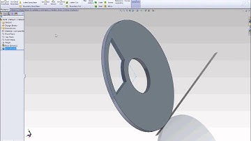 Elbow Engine - SolidWorks Tutorial Modelling of FLYWHEEL WEB