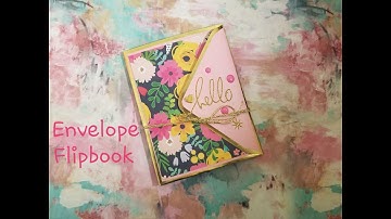 One Paper Pad --7 Projects-- Envelope Flipbook