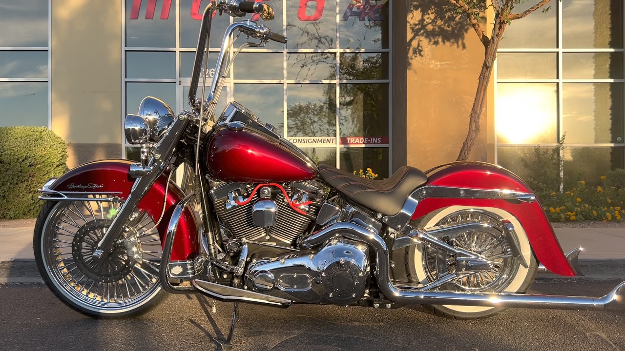 2005 Harley Davidson FLSTCI Heritage Softail Classic 10 Miles on Build