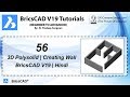 BricsCAD V19 Tutorial 56: How to use Polysolid Command in BricsCAD | Creating Wall | With Example