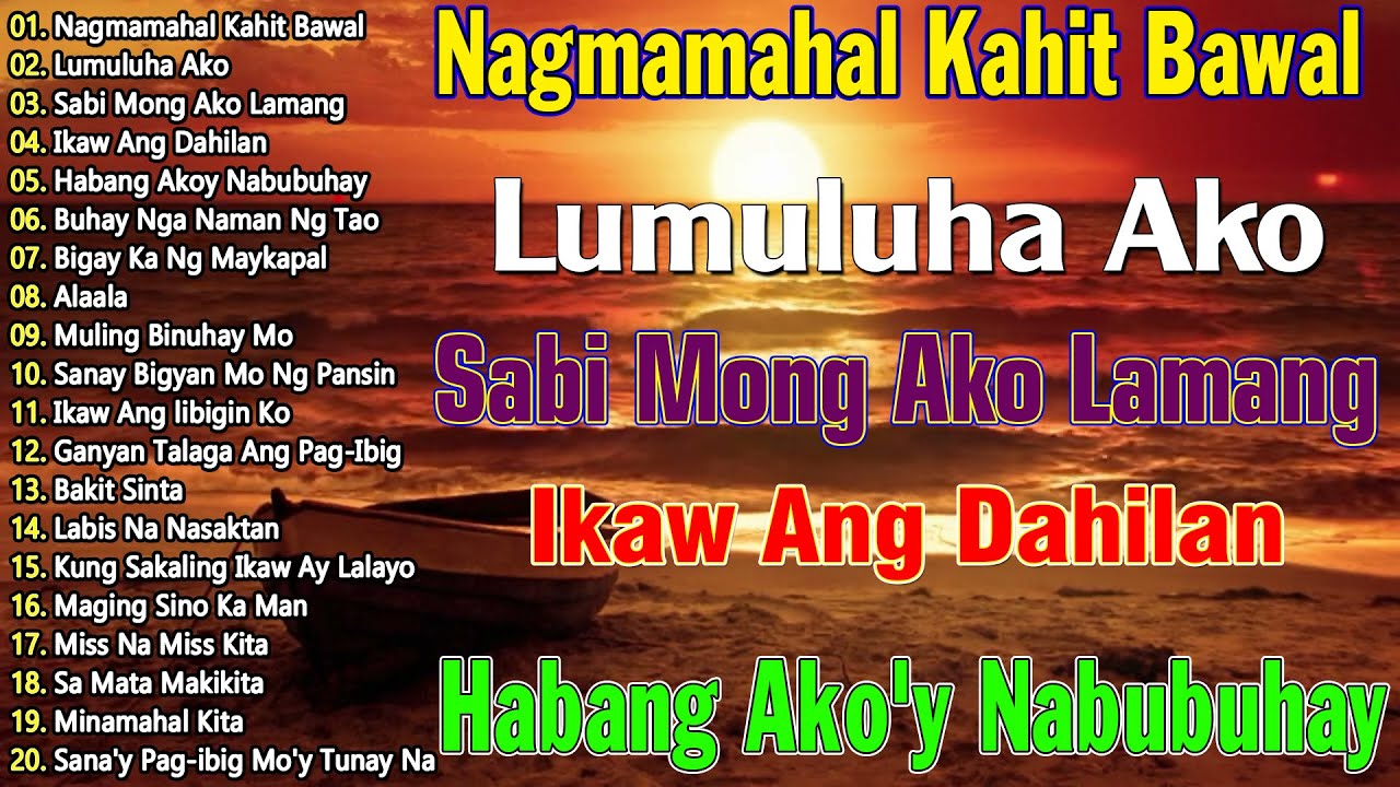 Sabi Mo Ako Lamang❤️Best Opm Love Song || Tagalog Love Song || Tagos Sa Puso 70s 80s 90s