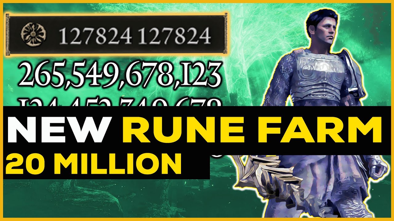 Elden Ring NEW 20 MILLION RUNE FARMING Location - BEST Rune Farm Glitch
