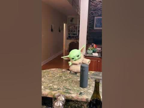 Baby Yoda Vibing - YouTube