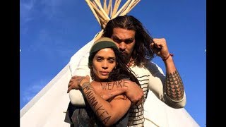 Jason Momoa Jokes That He &quot;Kinda Stalked&quot; Wife Lisa Bonet Before They Met