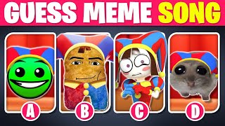 Guess Meme Song | Famous Memes Sing The Amazing Digital Circus Songs #382