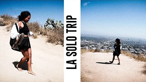 Solo Trip to LA Vlog Part 1 | Touristing & Being stranded in Santa Monica