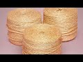 2 ДИВОВИЖНІ ІДЕЇ із ДЖУТУ своїми руками / 2 Jute craft ideas