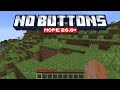 Hide Buttons + Quick Craft + F1 Button Minecraft PE 1.26/26.0+