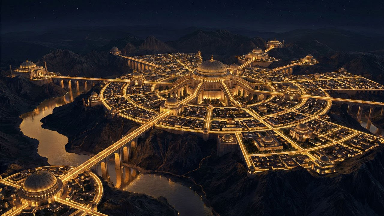 This Isn’t a Mansion — It’s a $1,200,000,000 Golden Desert City | 4K Dubai Fantasy Architecture