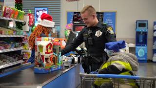 Our Community Our Heroes Blue Santa