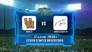 Partido Pumas Cu vs Burros Blancos IPN