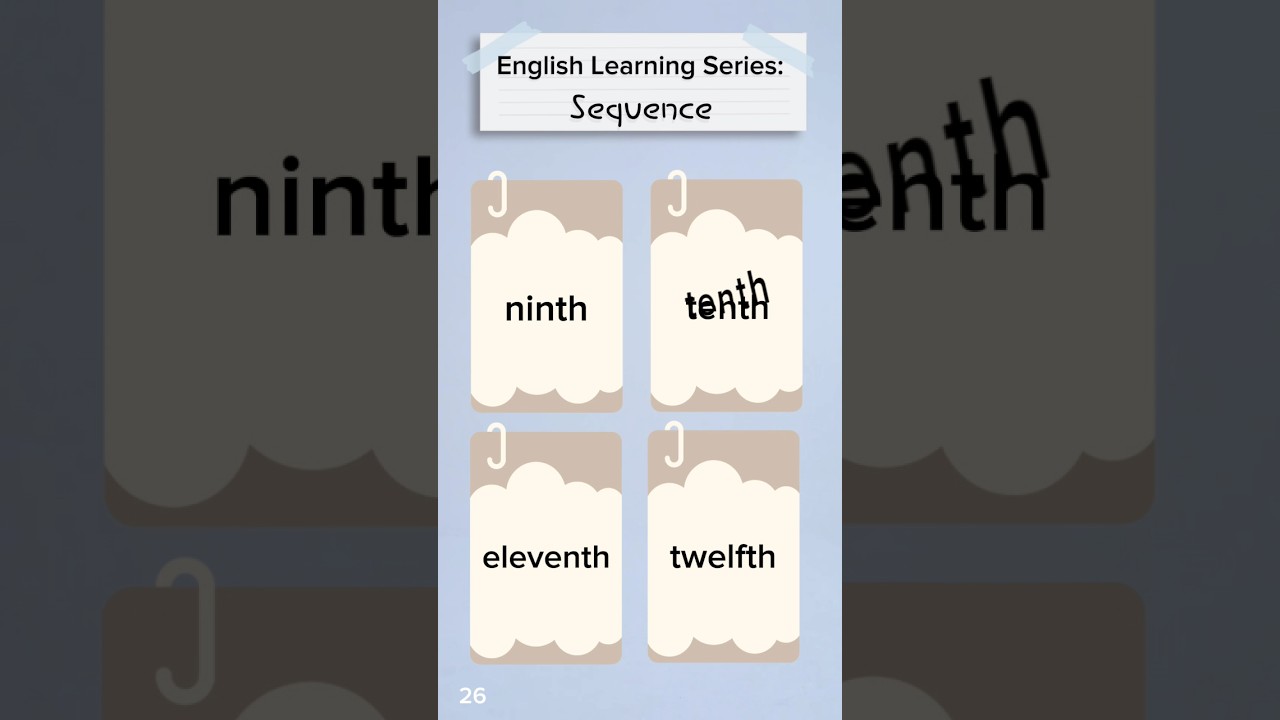 English learning series pt. 26 