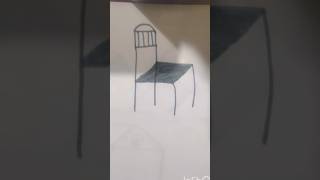 Easy drawing of chair # shorts # easy drawing