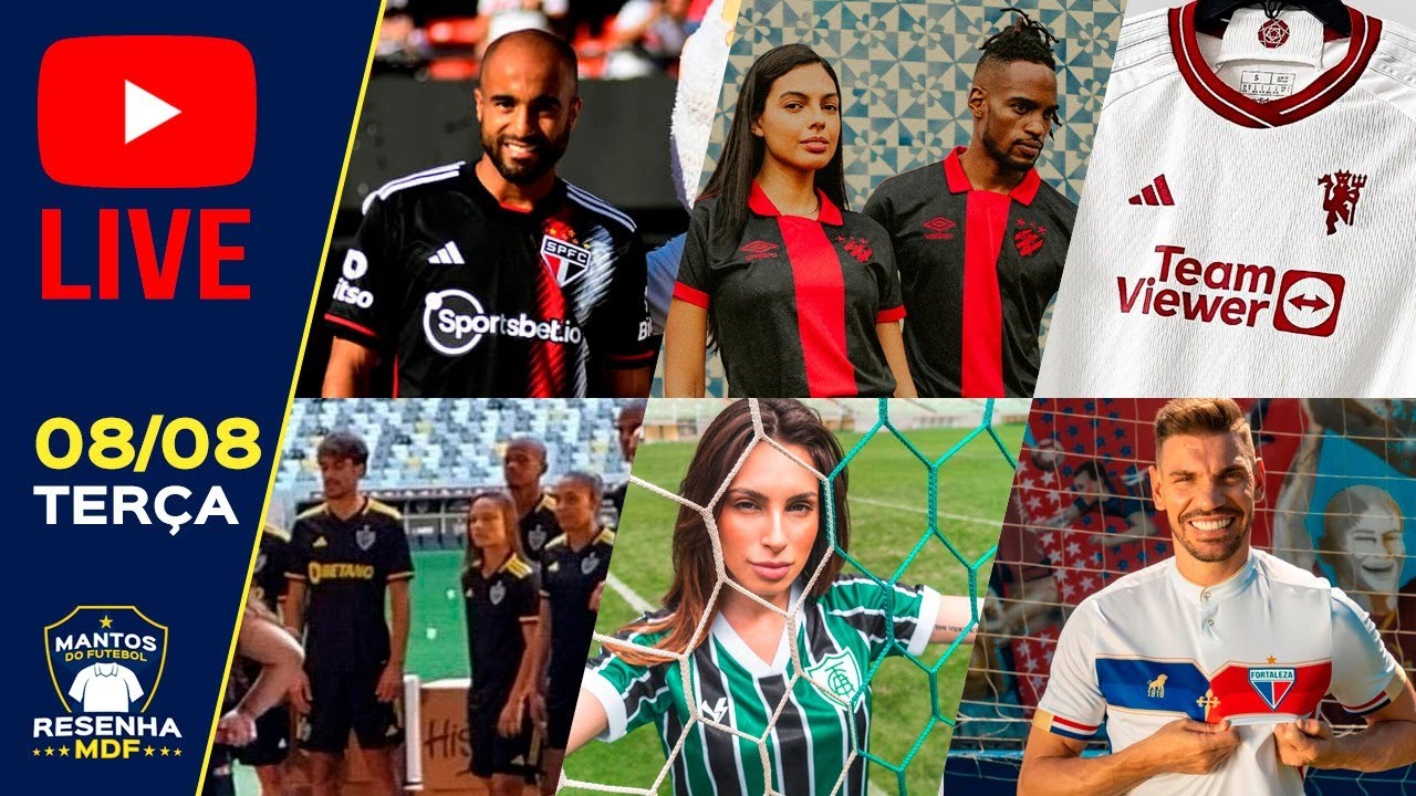 Nova camisa 3 do São Paulo, Atlético-MG, Manchester United, Sport, América  e surpresa para nossa audiência