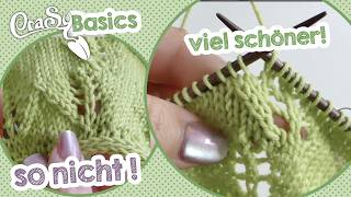 Linksgeneigte Abnahmen sehen SCHRECKLICH aus? 😱 Diese 2 Strick-Tricks ändern alles!