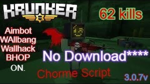Krunker.io HACK SCRIPT | **no Download** Tampermonkey | Aimbot , wallbang , AntiBan | ChotuGamerYT
