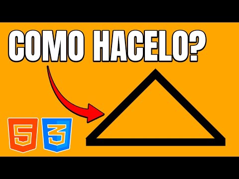 ✅ Crear un triángulo con HTML y CSS: paso a paso