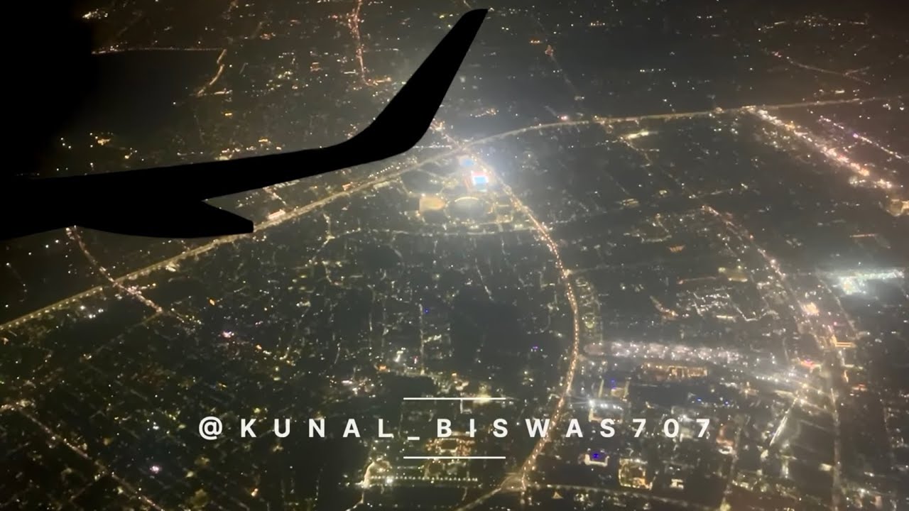 Night Flight 6E-6717 A320NEO VLOG ( CCU - BBI )