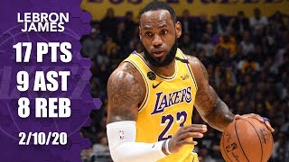 Lebron james tallies near triple-double for lakers vs. suns | 2019-20
nba highlights