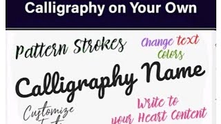 Calligraphy app for android screenshot 3