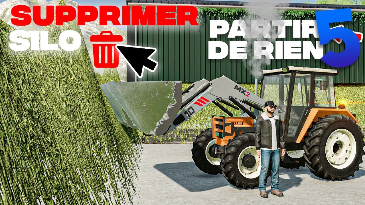 Jai SUPPRIM LE SILO   Partir De Rien Saison 5  30  Farming Simulator 22