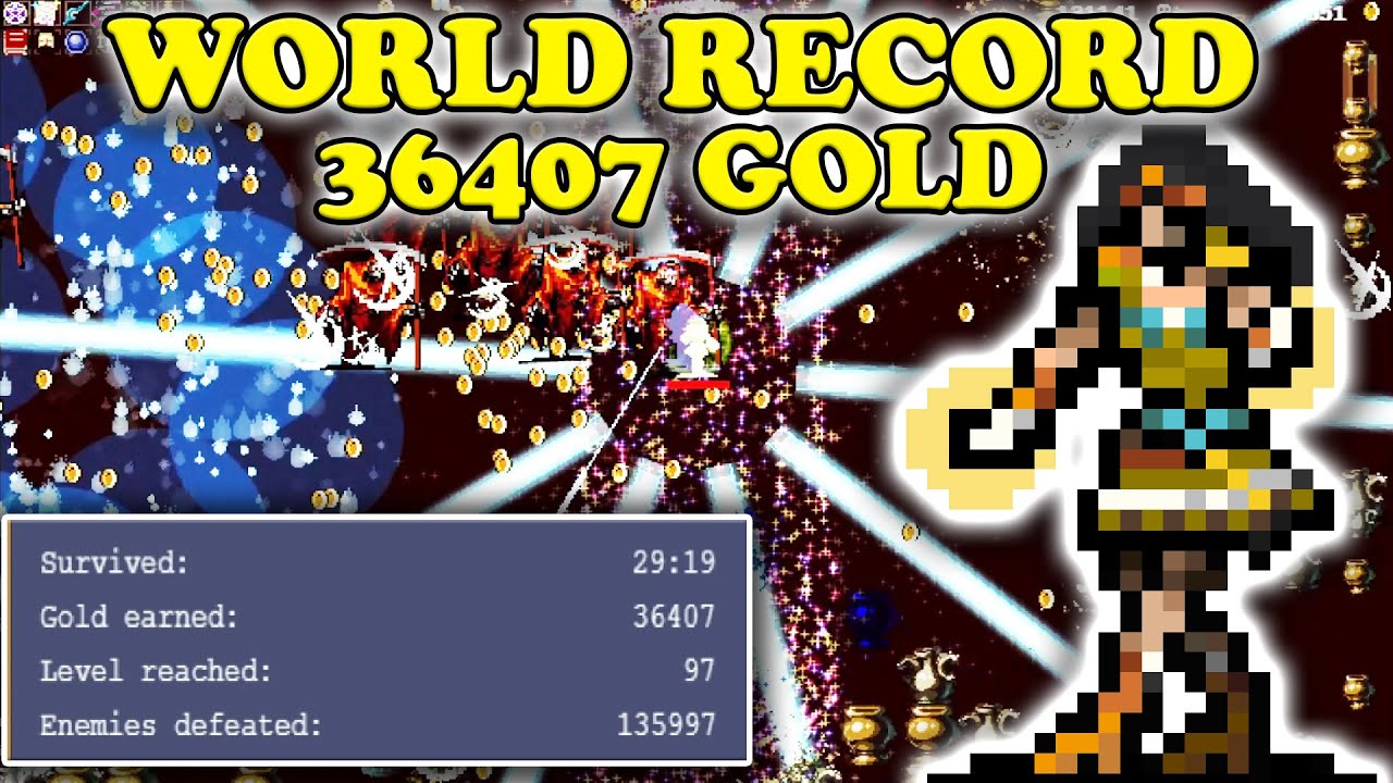 36k GOLD WORLD RECORD IL MOLISE Vampire Survivors Submission Video