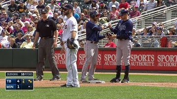 TB@MIN: Kiermaier singles in a run to right field