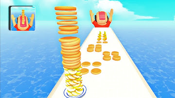 Pancake Run - All Level Gameplay Android, iOS - New Big Update | Level - 4 To 6