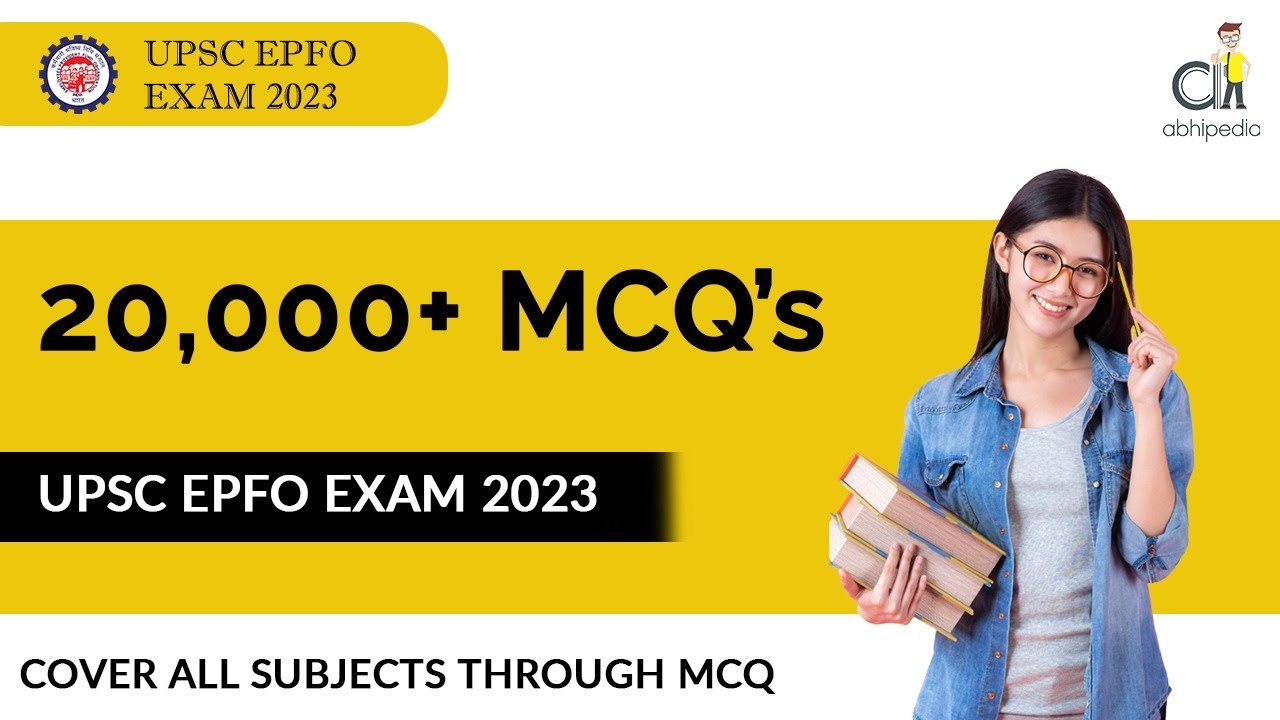 Subject Wise MCQs Questions for UPSC EPFO Exam 2023 | EPFO Exam | APFC ...