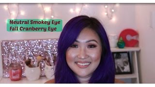 Everyday Neutral Smokey Eye| Fall Cranberry Halo Makeup Tutorial