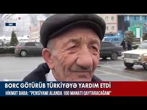 Azerbaycan'da 72 yaşındaki Hikmet dede, bir tanıdığından 100 manat borç alarak Türkiye'ye gönderdi.