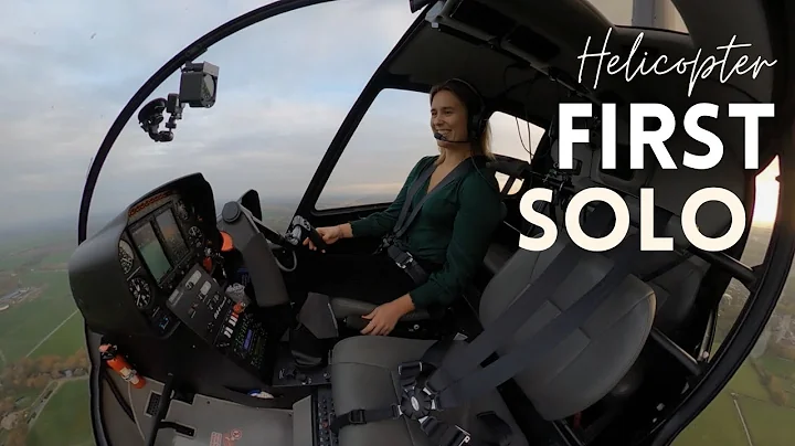 My First Helicopter SOLO! Robinson R44