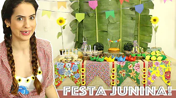 Quais os enfeites de festa junina?