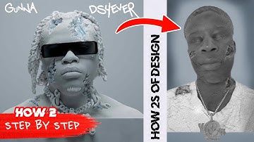 HOW TO MAKE GUNNA DS4EVER ALBUM COVER !! (STONE EFFECT)