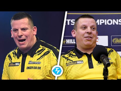 Dave Chisnall on Dimitri van den Bergh SLOW PLAY as he makes quarters: "He got to me a bit"