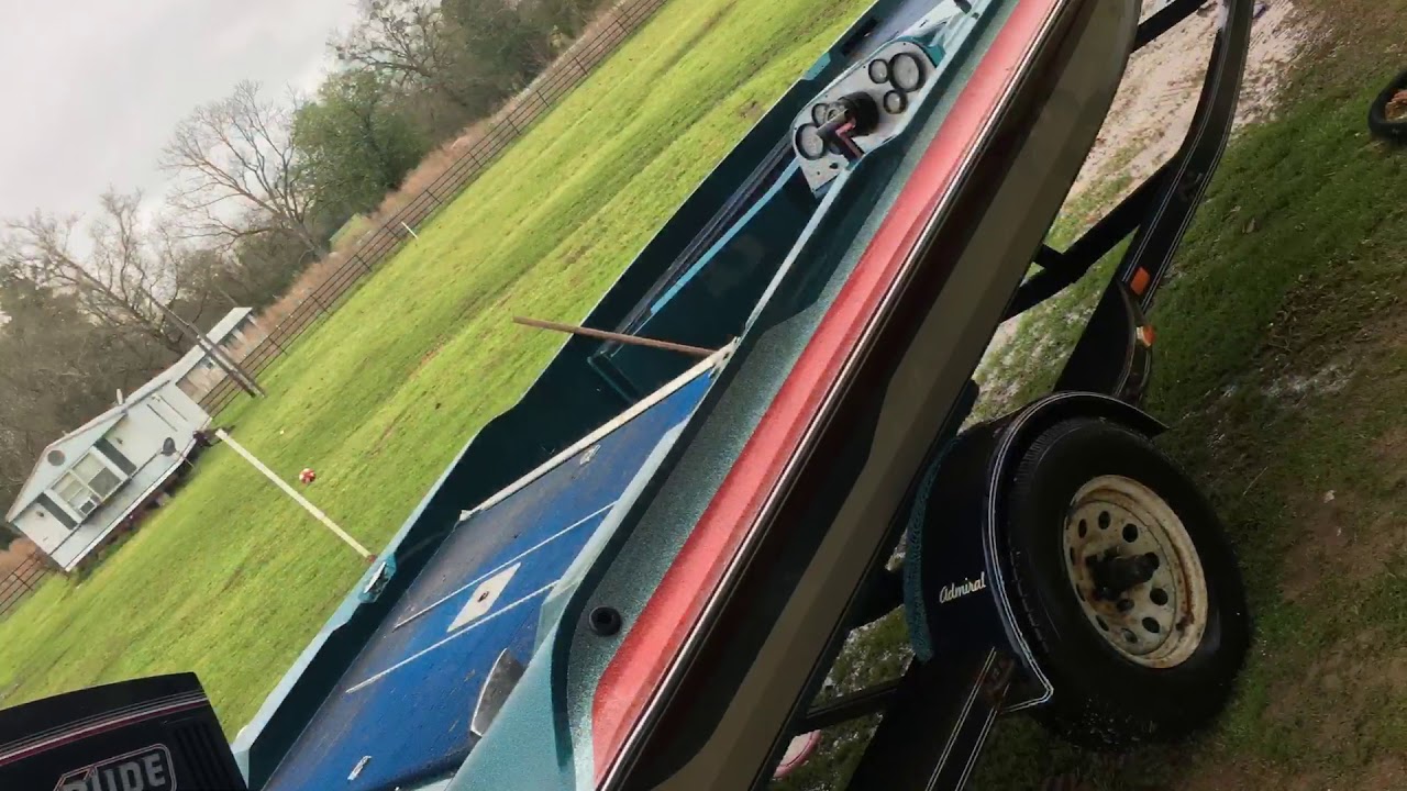 Bass boat restoration model laser 89 YouTube